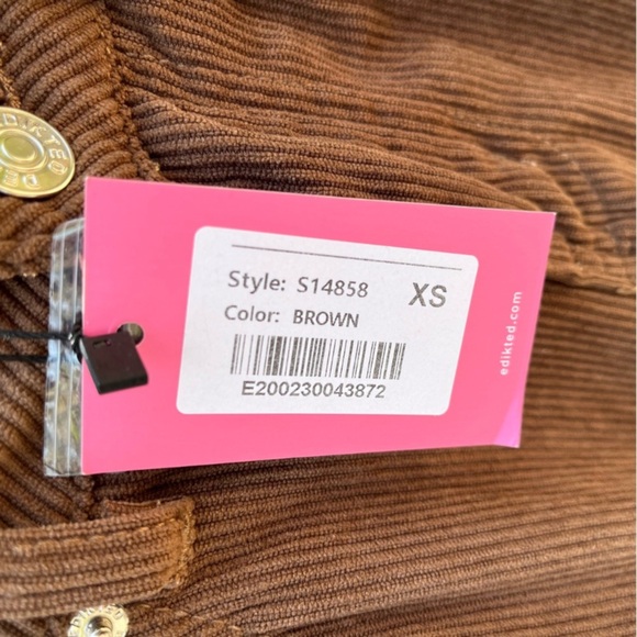 Edikted Corduroy Bootcut Flared
Pants Size XS - Picture 8 of 11